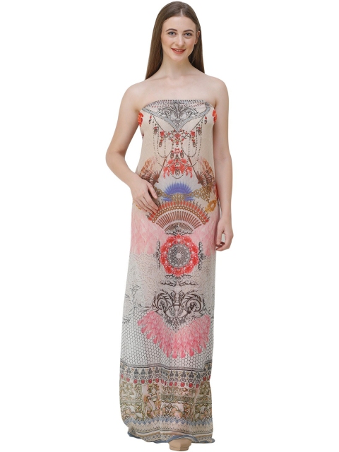 Rajoria Instyle Multicoloured Ethnic Motifs Off-Shoulder Georgette Ethnic Maxi Dress, Multi
Rajoria Instyle Multicoloured Ethnic Motifs Off-Shoulder Georgette Ethnic Maxi Dress, Multi