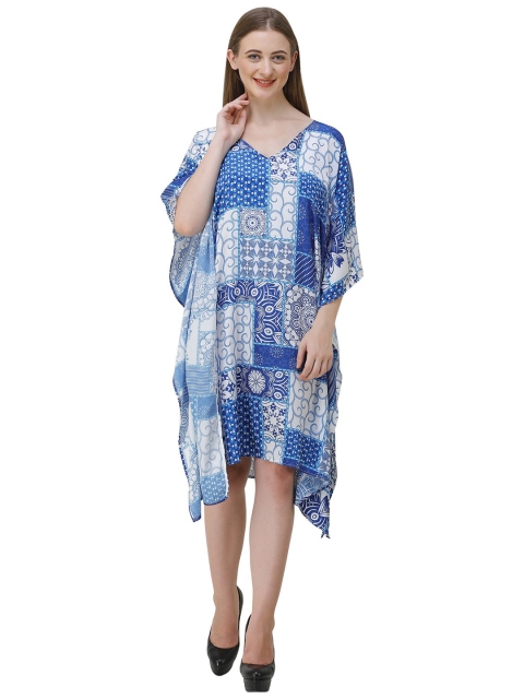 Rajoria Instyle Multicoloured & lilac sachet Ethnic Motifs Georgette Ethnic Kaftan Dress, Multi
Rajoria Instyle Multicoloured & lilac sachet Ethnic Motifs Georgette Ethnic Kaftan Dress, Multi