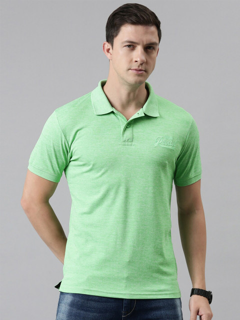 recast Men Green Polo Collar Antimicrobial T-shirt
recast Men Green Polo Collar Antimicrobial T-shirt