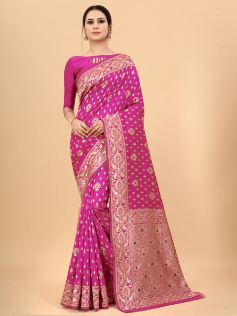 WELL WORN women Pink & Green Zari Silk Cotton Ready to Wear Banarasi Saree & blouse pce
WELL WORN women Pink & Green Zari Silk Cotton Ready to Wear Banarasi Saree & blouse pce