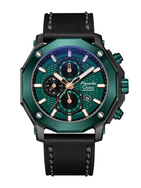 Alexandre Christie Men Black Dial & Blue Leather Straps Analogue Watch 6586MCLURBU-Black
Alexandre Christie Men Black Dial & Blue Leather Straps Analogue Watch 6586MCLURBU-Black