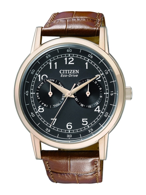 Citizen Men Black Printed Dial & Brown Leather Bracelet Style Straps Analogue Automatic Light Powered Watch
Citizen Men Black Printed Dial & Brown Leather Bracelet Style Straps Analogue Automatic Light Powered Watch