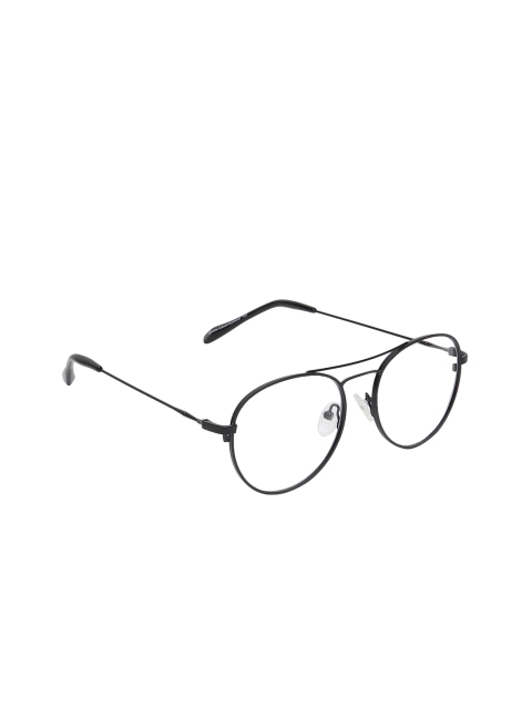 GARTH Unisex Clear Lens & Black Oval Sunglasses with UV Protected Lens GRT_103 BLACK-Black
GARTH Unisex Clear Lens & Black Oval Sunglasses with UV Protected Lens GRT_103 BLACK-Black