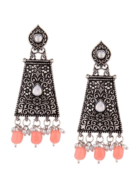 Efulgenz Women Peach-Coloured Oxidised Antique Vintage Silver Toned Classic Drop Earrings
Efulgenz Women Peach-Coloured Oxidised Antique Vintage Silver Toned Classic Drop Earrings