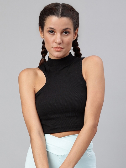 Pritla Black Crop Top