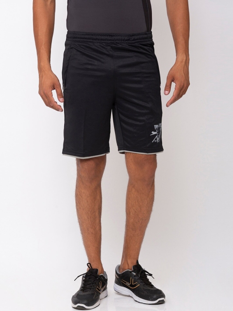 Black Panther Men Black Running Sports Shorts