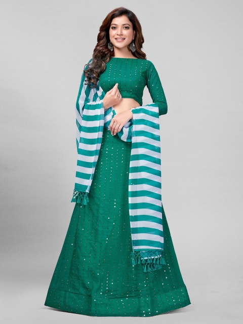 Granthva Fab Green & White Semi-Stitched Sequined Embroidered Georgette Lehenga Choli
Granthva Fab Green & White Semi-Stitched Sequined Embroidered Georgette Lehenga Choli