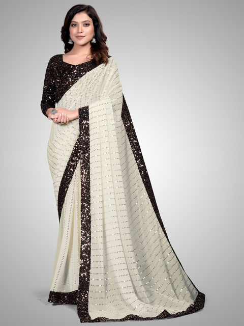 Granthva Fab Yellow & Black Embellished Sequinned Pure Georgette Ready to Wear Saree
Granthva Fab Yellow & Black Embellished Sequinned Pure Georgette Ready to Wear Saree