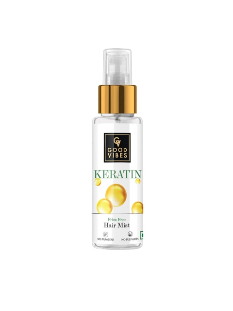 Good Vibes Keratin Frizz-Free Hair Mist with Shikakai Extract for Soft & Smooth Hair- 50ml, White
Good Vibes Keratin Frizz-Free Hair Mist with Shikakai Extract for Soft & Smooth Hair- 50ml, White