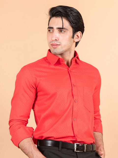 Tistabene Men Red Comfort Casual Shirt
