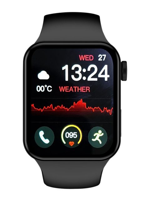 I KALL Black W1 Bluetooth Calling smartwatch with 1.82 Inch Display & IP68 Waterproof
I KALL Black W1 Bluetooth Calling smartwatch with 1.82 Inch Display & IP68 Waterproof