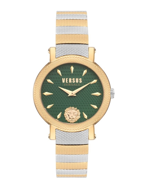 Versus Women Green Brass Dial & Multicoloured Stainless Steel Bracelet Style Straps Analogue Watch
Versus Women Green Brass Dial & Multicoloured Stainless Steel Bracelet Style Straps Analogue Watch
