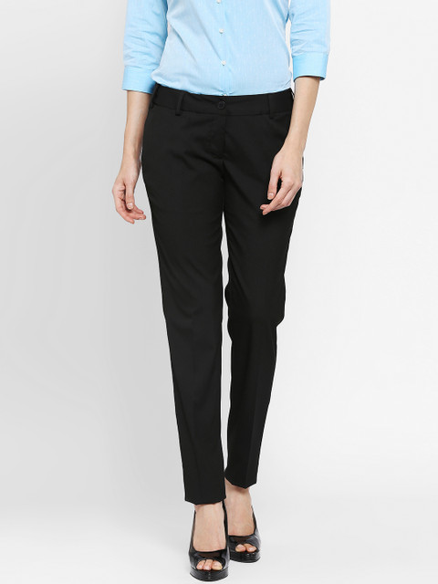 Park Avenue Woman Black Slim Fit Formal Trousers
Park Avenue Woman Black Slim Fit Formal Trousers