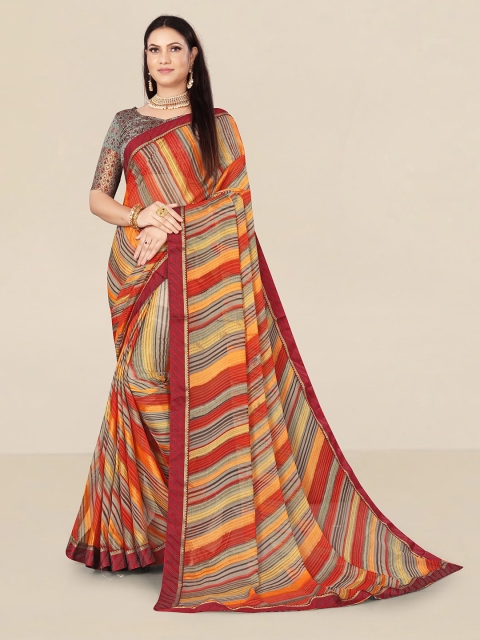 UNITED LIBERTY Women Multicolor Woven Design Zari Pure Chiffon Banarasi Saree, Multi
UNITED LIBERTY Women Multicolor Woven Design Zari Pure Chiffon Banarasi Saree, Multi