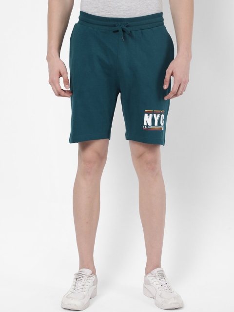 R&B Men Teal Shorts
