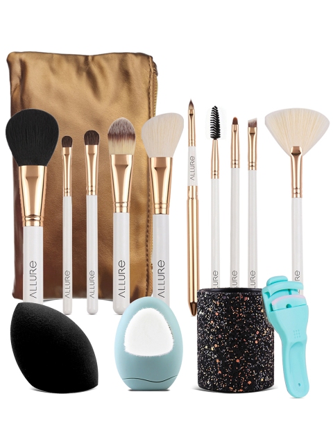 ALLURE Makeup Tools Combo, White