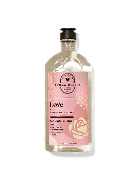 Bath & Body Works Cacao Rose Body Wash & Foam Bath with Vitamin E & Aloe Vera - 295ml, Peach
Bath & Body Works Cacao Rose Body Wash & Foam Bath with Vitamin E & Aloe Vera - 295ml, Peach