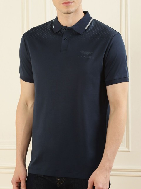 HACKETT LONDON Men Navy Blue Hexagonal Shoulder Print Polo Collar Cotton Slim Fit T-shirt
HACKETT LONDON Men Navy Blue Hexagonal Shoulder Print Polo Collar Cotton Slim Fit T-shirt