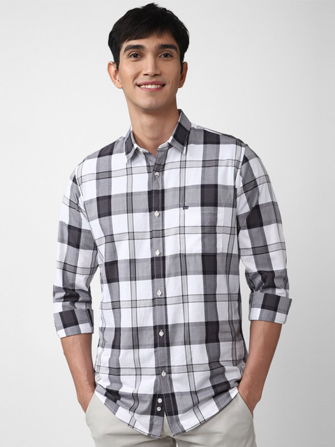 Peter England Casuals Men White Slim Fit Tartan Checks Checked Casual Shirt 
Peter England Casuals Men White Slim Fit Tartan Checks Checked Casual Shirt