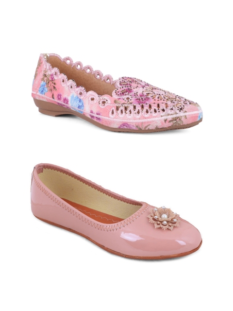 FABBMATE Women Multicoloured Flats, Multi