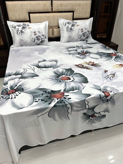 Pure Decor Green & White Floral 350 TC King Bedsheet with 2 Pillow Covers
Pure Decor Green & White Floral 350 TC King Bedsheet with 2 Pillow Covers