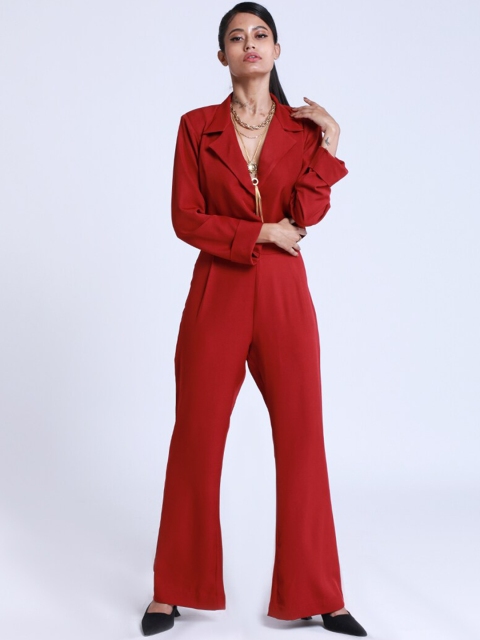 MISSY Women Burgundy Longline Sporty Jacket