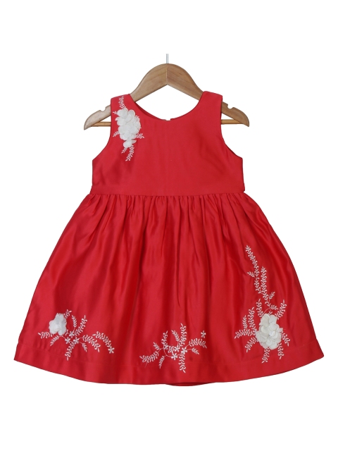 Enfance Red Satin Dress