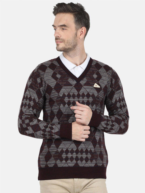 Monte Carlo Men Maroon Cable Knit Pullover
Monte Carlo Men Maroon Cable Knit Pullover