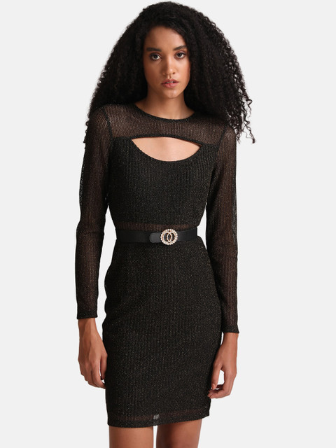 Kazo Women Black Embellished PU Belt 
Kazo Women Black Embellished PU Belt