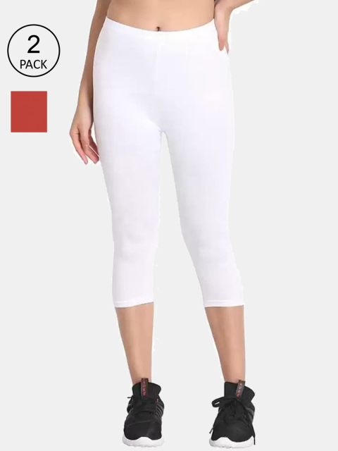 FRENCH KLEIDER Girls White Capris