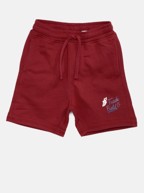 Fame Forever by Lifestyle Boys Maroon Shorts