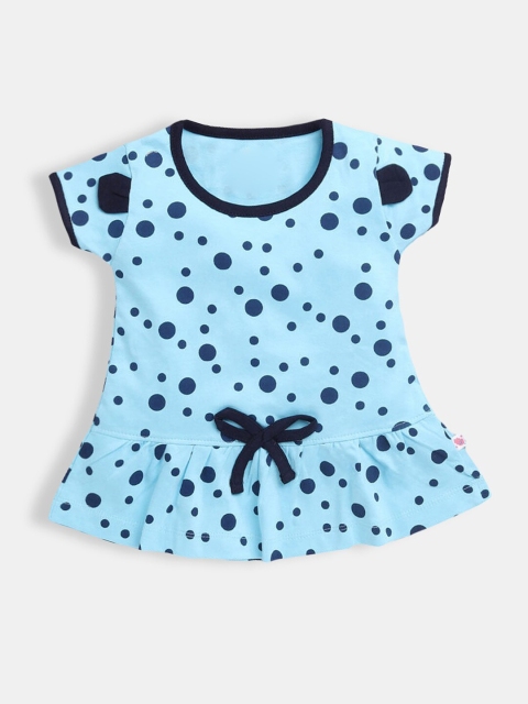 Hopscotch Blue Peplum Dress