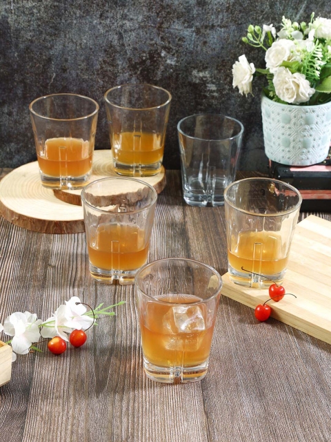 Sanjeev Kapoor Transparent Solid Glass Glossy Set of Cups Transparent, 325 ml capacity
Sanjeev Kapoor Transparent Solid Glass Glossy Set of Cups Transparent, 325 ml capacity