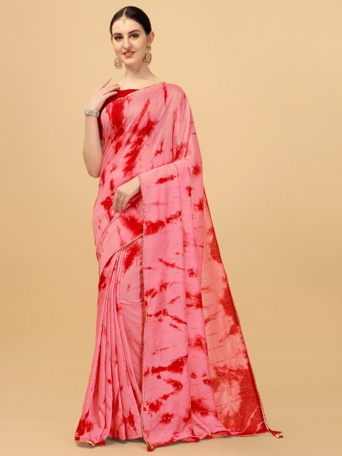 Indian Women Gulabi Pink Chanderi Cotton Sequence Work Saree With Blouse Piece, Rose
Indian Women Gulabi Pink Chanderi Cotton Sequence Work Saree With Blouse Piece, Rose