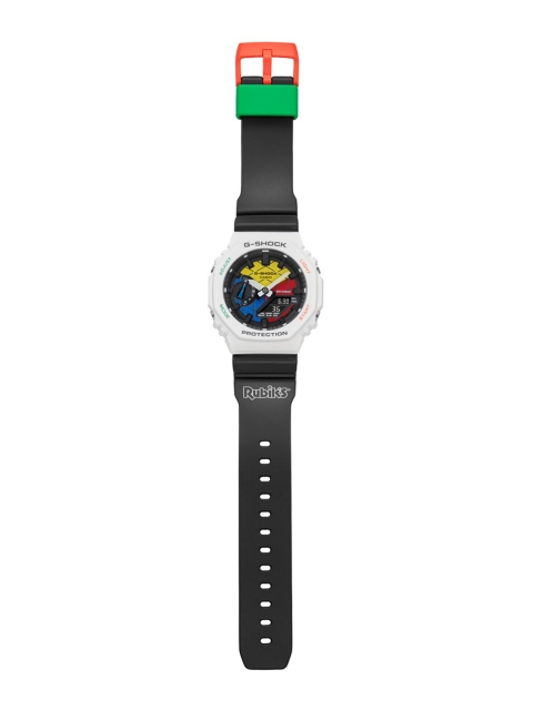 CASIO Men Multicoloured Printed Dial & Black Straps Analogue and Digital Bluetooth Watch
CASIO Men Multicoloured Printed Dial & Black Straps Analogue and Digital Bluetooth Watch
