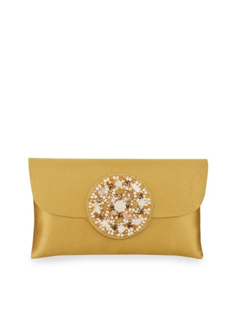 INAAYA Women Gold Clutches