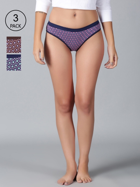 UrGear Women Pack Of 3 Green & Maroon Printed Pure Cotton Geometric Printed Briefs
UrGear Women Pack Of 3 Green & Maroon Printed Pure Cotton Geometric Printed Briefs