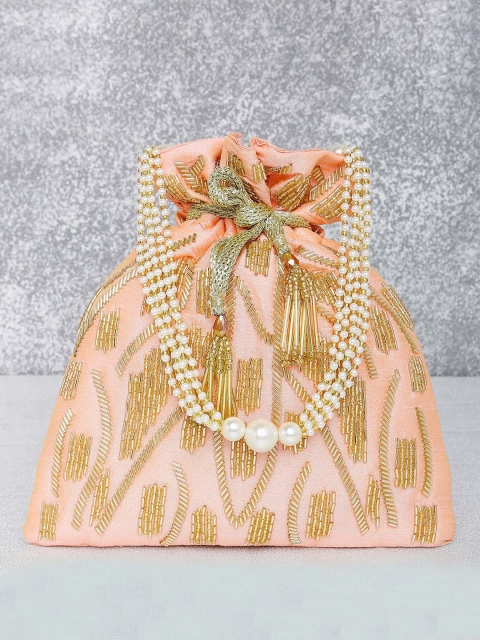 Peora Peach Potli Bags for Women Evening Bag Clutch Ethnic Bride Purse with Drawstring
Peora Peach Potli Bags for Women Evening Bag Clutch Ethnic Bride Purse with Drawstring