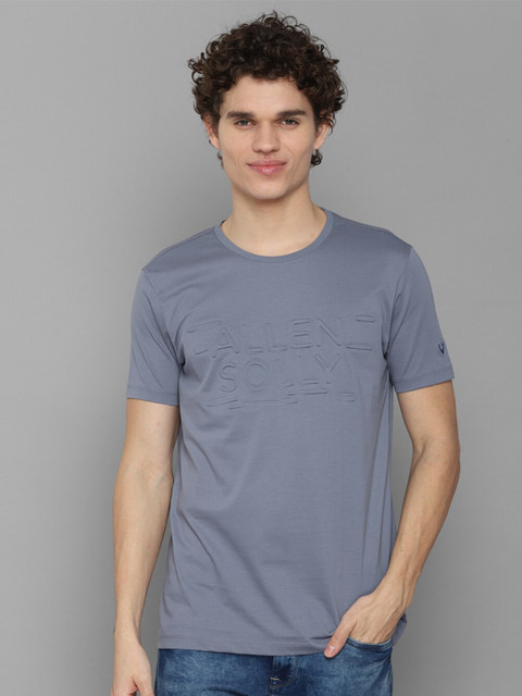Allen Solly Men Grey Typography Raw Edge Slim Fit Cotton T-shirt
Allen Solly Men Grey Typography Raw Edge Slim Fit Cotton T-shirt
