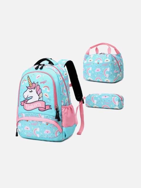 Little Surprise Box LLP Unisex Kids 3 pcs Blue Backpacks With Lunch Bag & Stationery Pouch
Little Surprise Box LLP Unisex Kids 3 pcs Blue Backpacks With Lunch Bag & Stationery Pouch