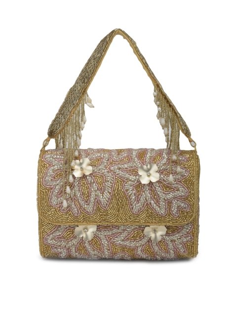 gaura pakhi Beige Ethnic Motifs Embellished PU Oversized Structured Shoulder Bag with Bow Detail
gaura pakhi Beige Ethnic Motifs Embellished PU Oversized Structured Shoulder Bag with Bow Detail