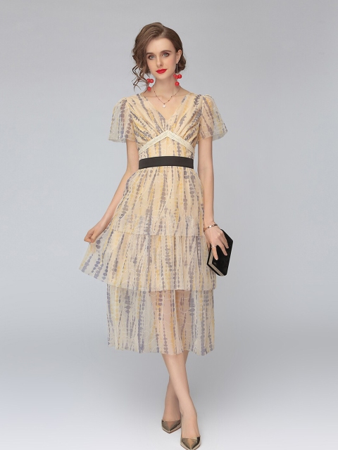 JC Collection White Empire Midi Dress