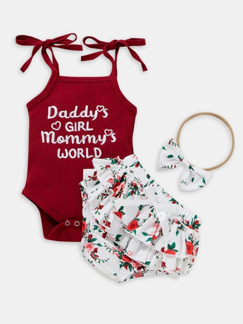 Hopscotch Girls Red Clothing Set