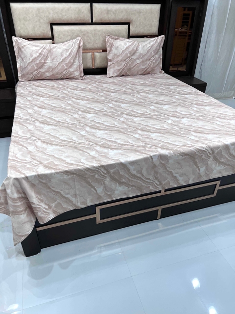 Pure Decor Brown & Cream-Coloured 260 TC Queen Pure Cotton Bedsheet with 2 Pillow Covers
Pure Decor Brown & Cream-Coloured 260 TC Queen Pure Cotton Bedsheet with 2 Pillow Covers