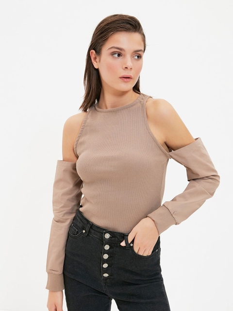 Trendyol Brown Top