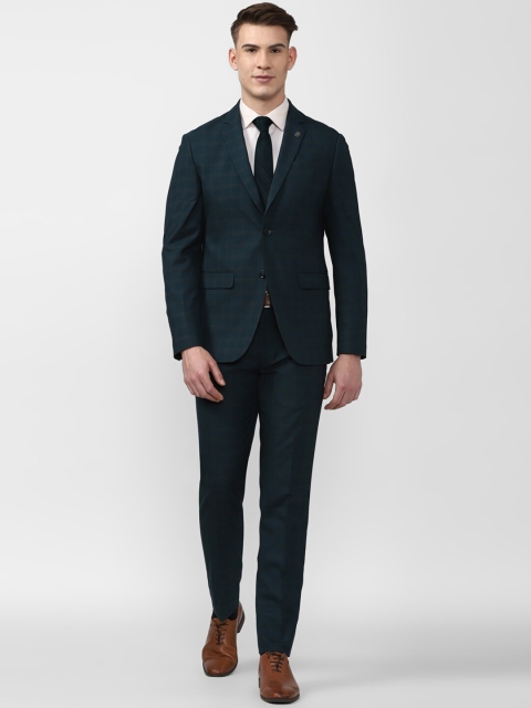 Peter England Elite Men Green Checked Slim-Fit Single-Breasted 2-Piece Formal Suit
Peter England Elite Men Green Checked Slim-Fit Single-Breasted 2-Piece Formal Suit