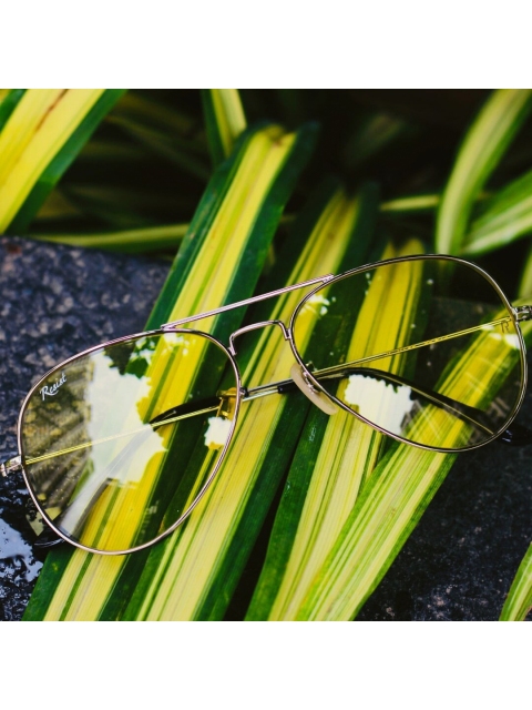 RESIST EYEWEAR Unisex Yellow Lens & Silver-Toned Aviator Sunglasses with UV Protected Lens
RESIST EYEWEAR Unisex Yellow Lens & Silver-Toned Aviator Sunglasses with UV Protected Lens