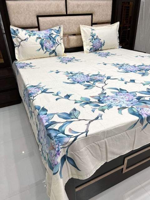 Pure Decor Unisex Cream Queen Size Pure Cotton Bedsheet with 2 Pillow Covers Amulya 1949
Pure Decor Unisex Cream Queen Size Pure Cotton Bedsheet with 2 Pillow Covers Amulya 1949