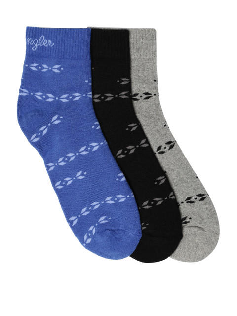 Wrangler Men Pack of 3 Ankle-Length Socks, Grey
Wrangler Men Pack of 3 Ankle-Length Socks, Grey