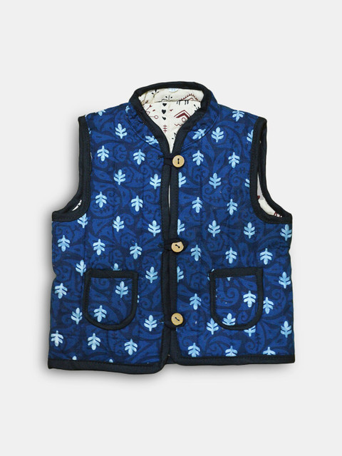 Hopscotch Boys Blue Floral Reversible Crop Jacket
Hopscotch Boys Blue Floral Reversible Crop Jacket